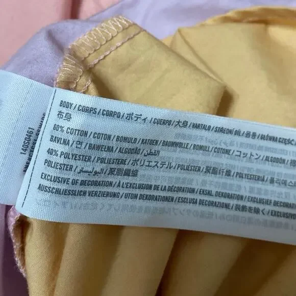 Abercrombie & Fitch Multicolor Colorblock Long Sleeve Button Down Shirt Top Sz S - Picture 5 of 5